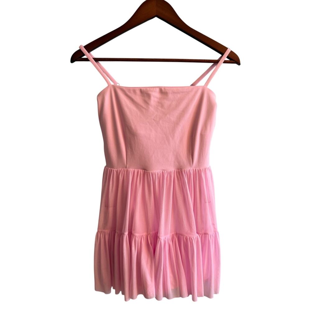Blogilates for Target Sweetheart Ballerina Active Romper Pink Small